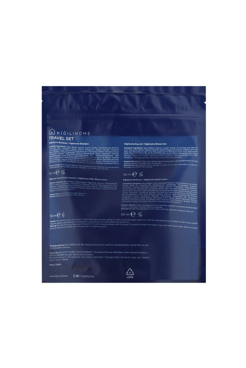 Duş Jeli & Şampuan & Losyon & El Kremi Seyahat Seti
