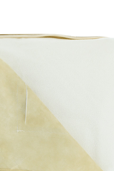 Beyaz Çift Kişilik Su Geçirmez İnterlok Alez (160x200)