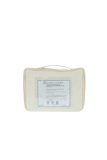  Beyaz Tek Kişilik Sıvı Geçirmez Eco İnterlok Alez (100x200)