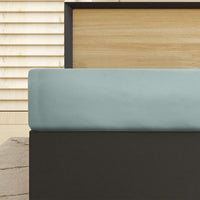 Çimen Yeşili King Size Fitted / Lastikli Pamuk Çarşaf