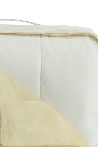  Beyaz Tek Kişilik Jakar Elegant Pamuk Yorgan (155x215)