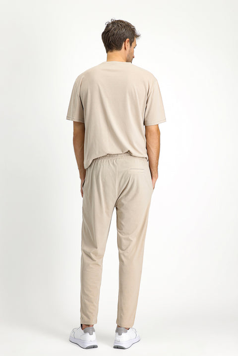 Orta Vizon Kısa Kol Bisiklet Yaka 3'lü Şortlu Pijama Seti