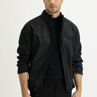 Siyah Mevsimlik Outdoor Softshell Mont