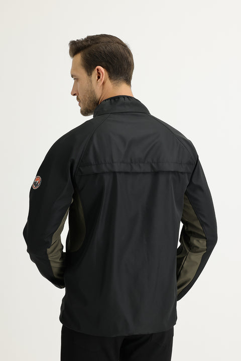 Siyah Mevsimlik Outdoor Softshell Mont