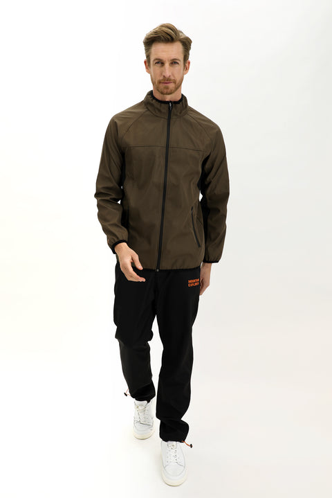 Haki Mevsimlik Outdoor Softshell Mont