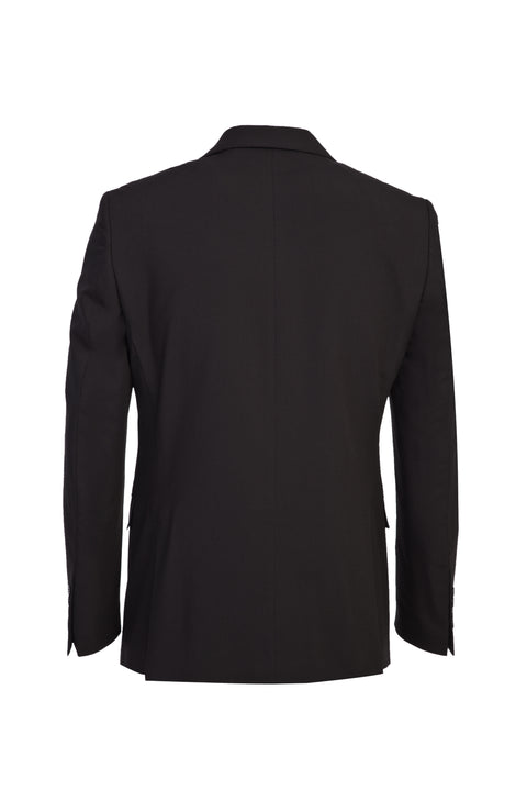 Black 6-Drop Regular Fit Standard Cut Suit