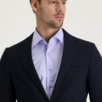 Koyu Lacivert Slim Fit Dar Kesim Blazer Ceket