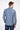  Açık Lacivert Uzun Kol Desenli Slim Fit Dar Kesim Pamuk Gömlek