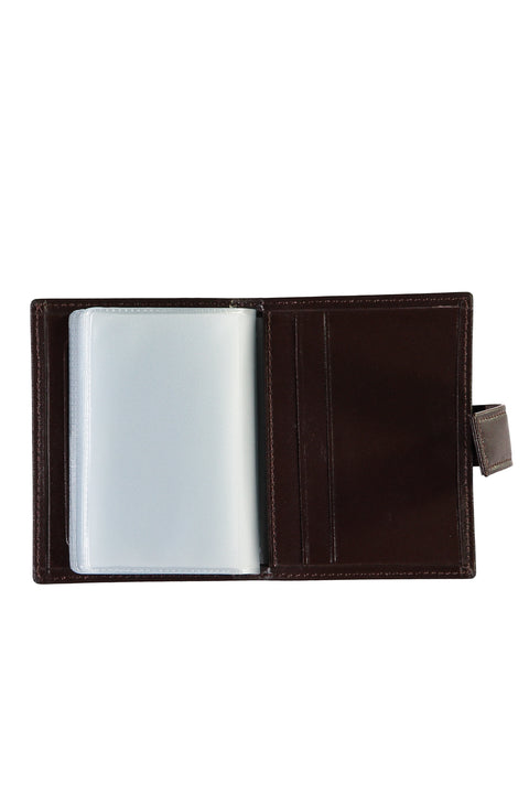 Koyu Kahve Deri Kartlık