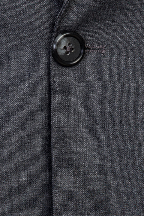 Açık Füme 7 Drop Slim Fit Dar Kesim Yünlü Takım Elbise