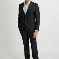 Koyu Füme Slim Fit Dar Kesim Klasik Takım Elbise