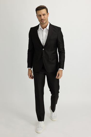 Acı Kahve Relaxed Fit Rahat Kesim Klasik Takım Elbise