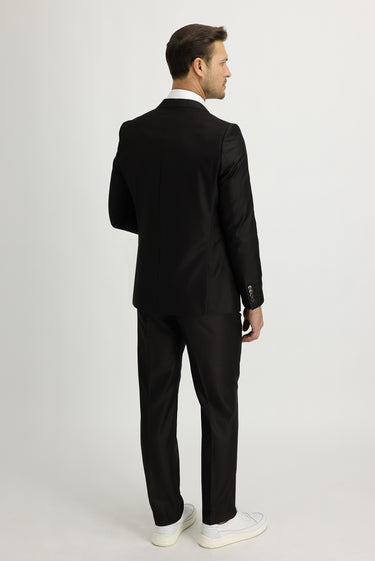  Acı Kahve Relaxed Fit Rahat Kesim Klasik Takım Elbise