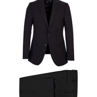 Siyah Slim Fit Dar Kesim Takım Elbise