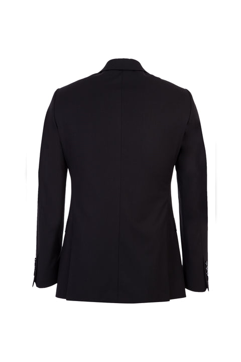 Black 6-Drop Regular Fit Standard Cut Suit