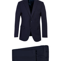 Dark Navy 6 Drop Regular Fit Standard Cut BG.PLV Plain Suit
