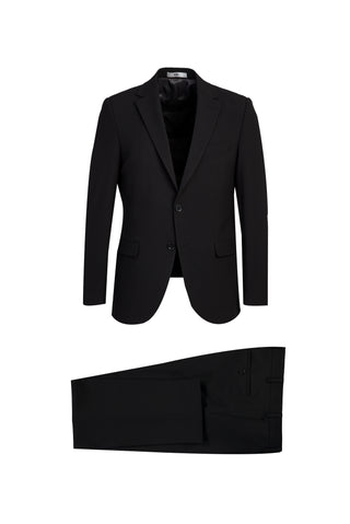  Siyah 4 Drop Relaxed Fit Rahat Kesim Takım Elbise