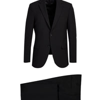 Siyah 4 Drop Relaxed Fit Rahat Kesim Takım Elbise