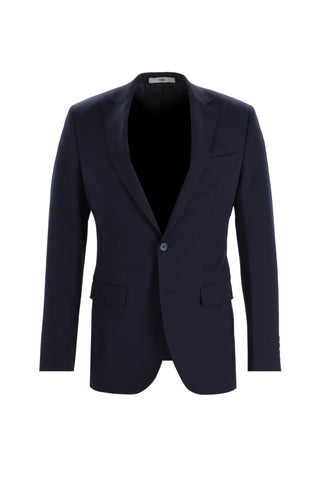  Koyu Lacivert 8 Drop Long Slim Fit Uzun Dar Kesim Takım Elbise