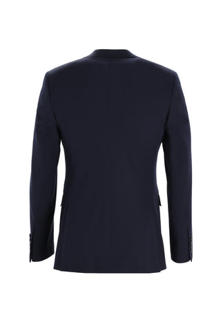  Koyu Lacivert 8 Drop Long Slim Fit Uzun Dar Kesim Takım Elbise