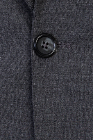  Açık Füme 7 Drop Slim Fit Dar Kesim Yünlü Takım Elbise