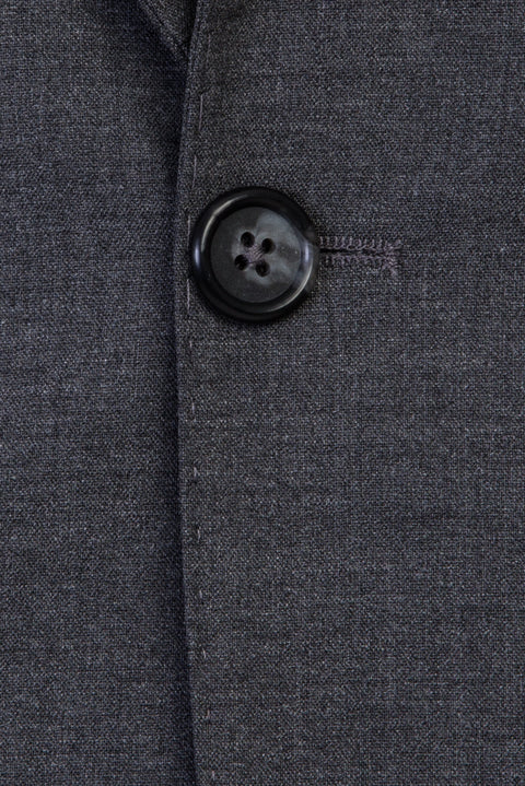 Açık Füme 7 Drop Slim Fit Dar Kesim Yünlü Takım Elbise