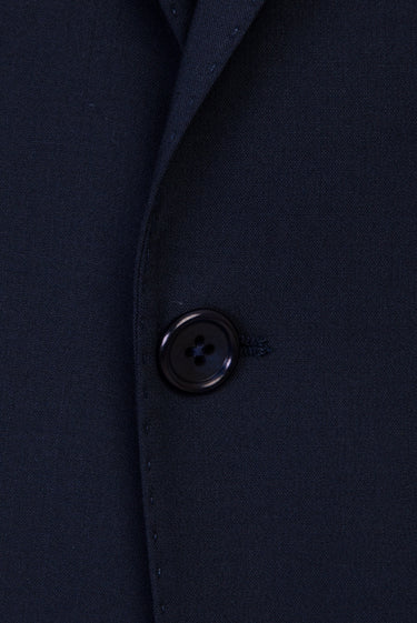 Koyu Lacivert Regular Fit Yünlü Klasik Takım Elbise