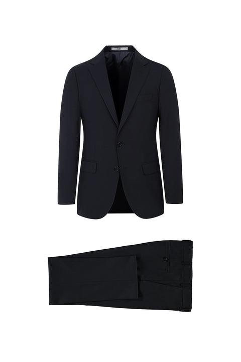 Orta Antrasit 6 Drop Regular Fit Standart Kesim Yünlü Takım Elbise