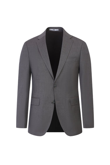  Açık Vizon Slim Fit Dar Kesim Yünlü Takım Elbise