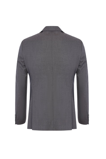  Açık Vizon Slim Fit Dar Kesim Yünlü Takım Elbise