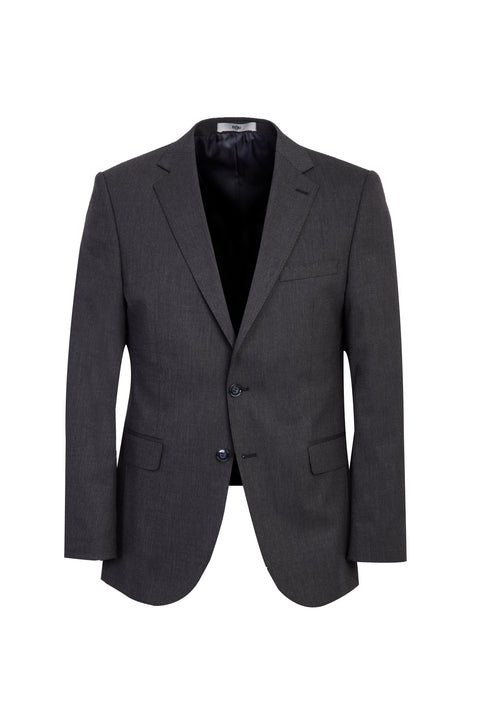 Koyu Füme 6 Drop Regular Fit Standart Kesim Yünlü Takım Elbise