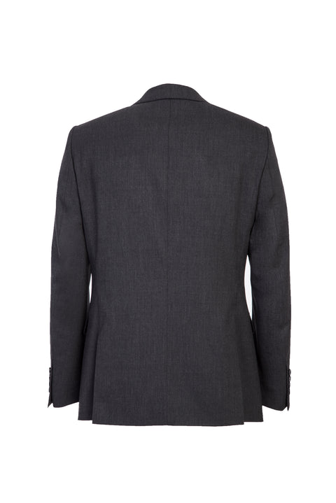 Dark Gray 4-Drop Relaxed Fit Wool Suit