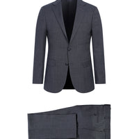 Açık Füme Relaxed Fit Rahat Kesim Yünlü Klasik Takım Elbise