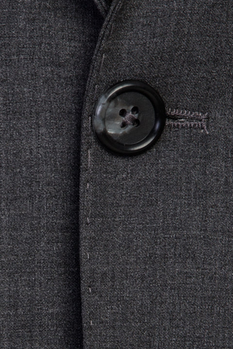 Açık Füme 7 Drop Slim Fit Dar Kesim Yünlü Takım Elbise