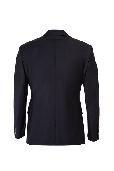 Siyah Slim Fit Dar Kesim Yünlü Takım Elbise