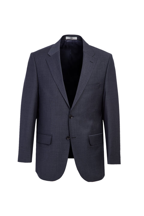 Koyu Füme 4 Drop Relaxed Fit Rahat Kesim Yünlü Takım Elbise