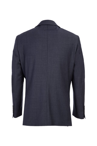  Koyu Füme 4 Drop Relaxed Fit Rahat Kesim Yünlü Takım Elbise