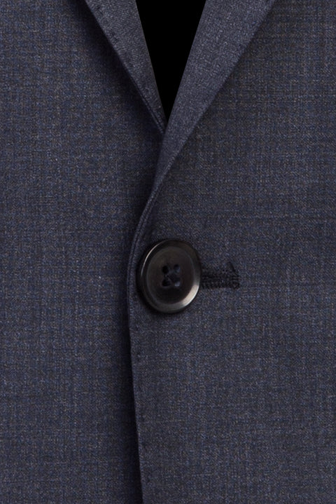 Koyu Füme 4 Drop Relaxed Fit Rahat Kesim Yünlü Takım Elbise