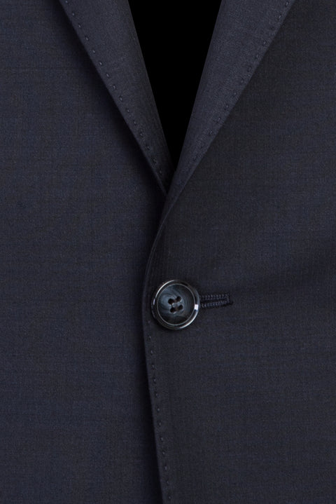 Dark Gray 4-Drop Relaxed Fit Wool Suit