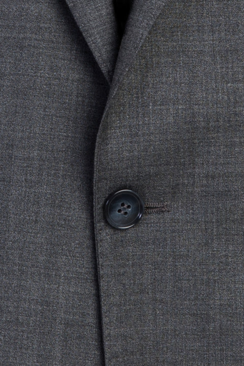 Orta Füme 6 Drop Regular Fit Standart Kesim Yünlü Takım Elbise