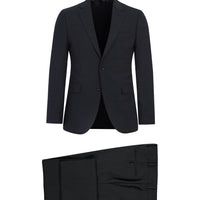 Açık Antrasit Slim Fit Dar Kesim Yünlü Takım Elbise