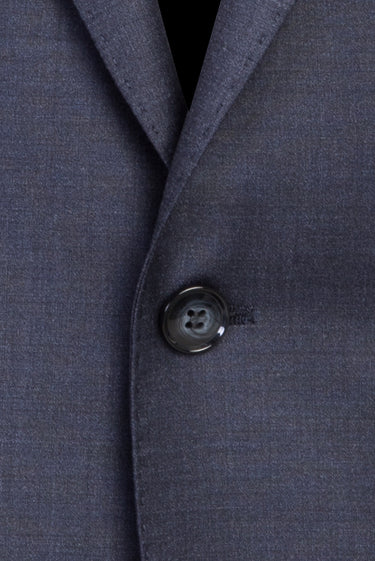 Açık Antrasit Slim Fit Dar Kesim Yünlü Takım Elbise