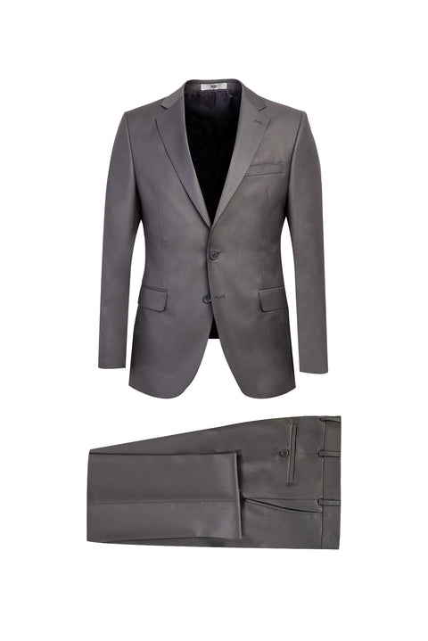 Orta Gri 6 Drop Regular Fit Standart Kesim Takım Elbise