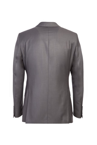  Orta Gri 7 Drop Slim Fit Dar Kesim Tak?m Elbise-Ki??l?