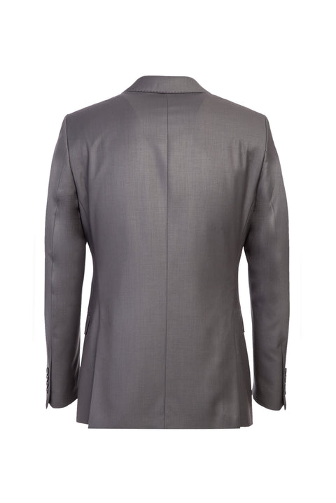 Orta Gri 7 Drop Slim Fit Dar Kesim Takım Elbise