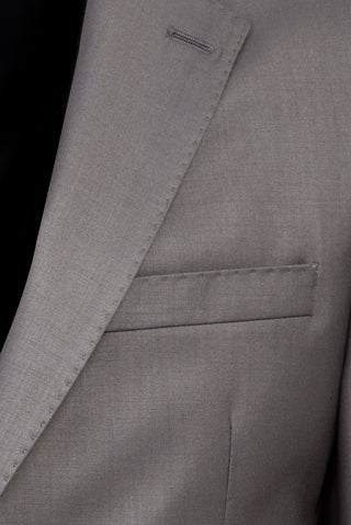  Orta Gri 7 Drop Slim Fit Dar Kesim Tak?m Elbise-Ki??l?