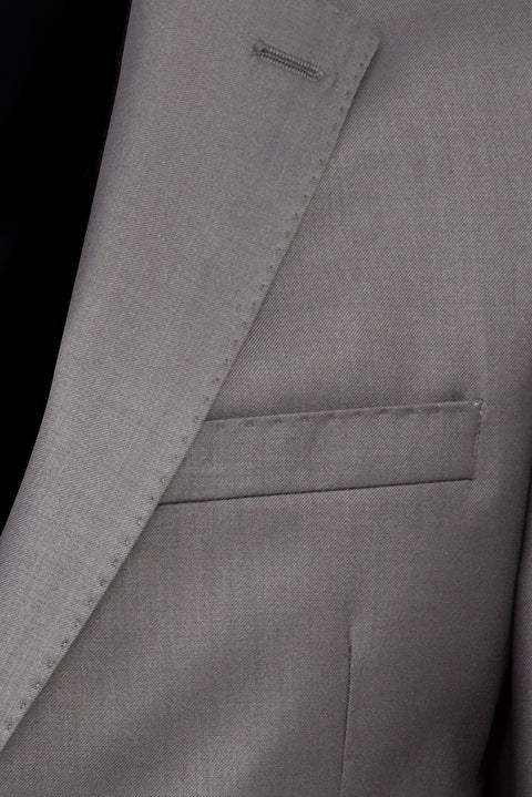 Orta Gri 7 Drop Slim Fit Dar Kesim Takım Elbise