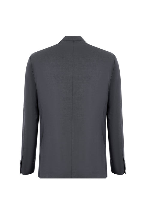 Orta Füme 4 Drop Relaxed Fit Rahat Kesim Takım Elbise