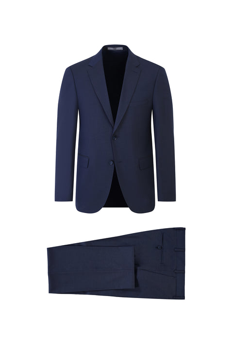 Koyu Lacivert 7 Drop Slim Fit Dar Kesim Takım Elbise