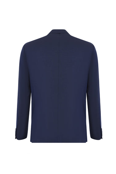 Koyu Lacivert Slim Fit Dar Kesim Takım Elbise